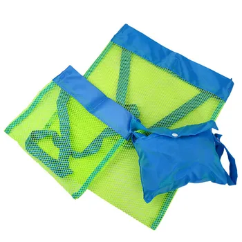 

1Pc Stay Away From Sand Swim Sport Bag Beach Swimming Bag Mounchain Durable Holding Toys Balls Beach Mesh Tote Bag Children Toys