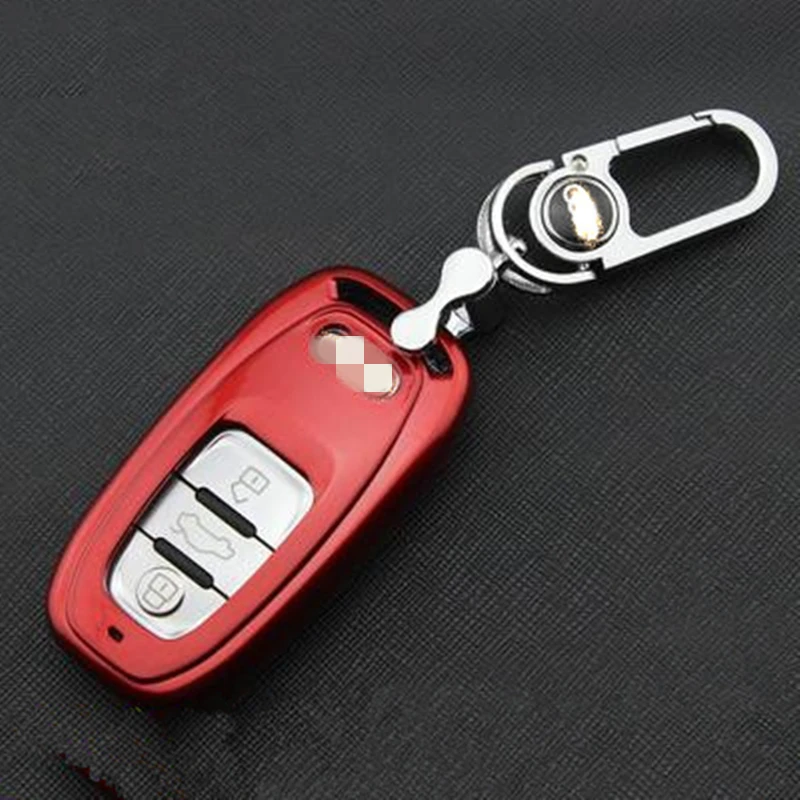 

High quality New ABS material Products Car smart key cover for audi A4 B8 A6 C7 Q5 Q7 A5 S5 S4 S6 RS5 RS6 RS7 2013-2016