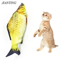 

Fish Plush pet cat puppy toy for sleeping creative pet cat chewing cat toy peppermint stuffed fish interaction A11