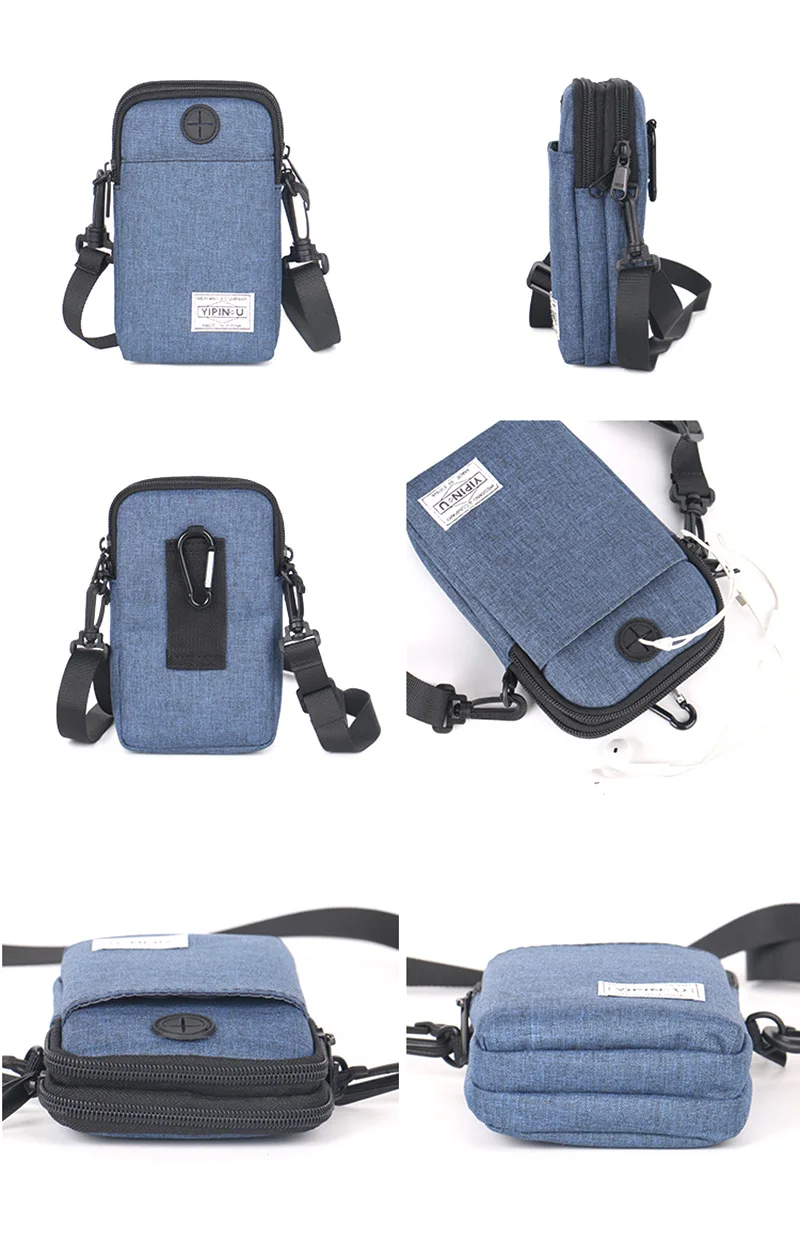 Дорожный Держатель для паспорта, сумка на плечо, сумка-портфель, водонепроницаемый кошелек для карт, защита RFID, защита документов с карабином