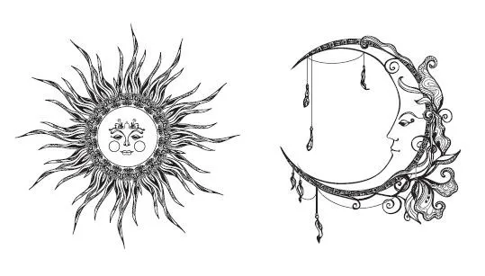 Водонепроницаемые временные фальшивые татуировки наклейки винтаж серая луна Земля Дизайн инструменты для макияжа - Цвет: SF3672