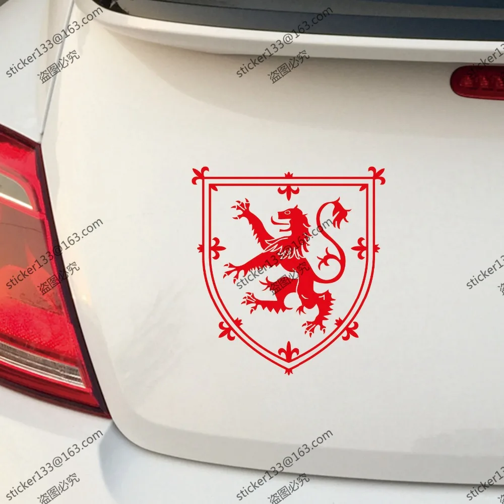Coat of Arms of Scotland Scottish Lion Car Decal Sticker pick size