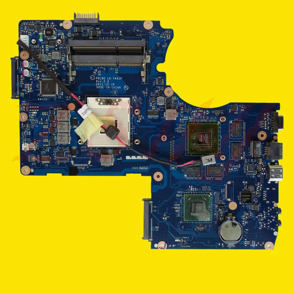 For Asus X93S K93SM X93SM Laptop motherboard PBL80 LA-7441P REV 2.0 GT540M 1GB HM65 Free Shipping 100% test ok | Компьютеры и офис