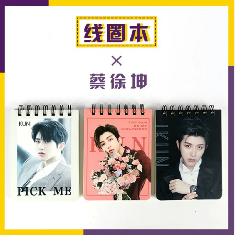 

2018 Korea Kpop Nine Percent IKUN Readings Card Books Notebook For School Supplies Stationery Store New Learning Education
