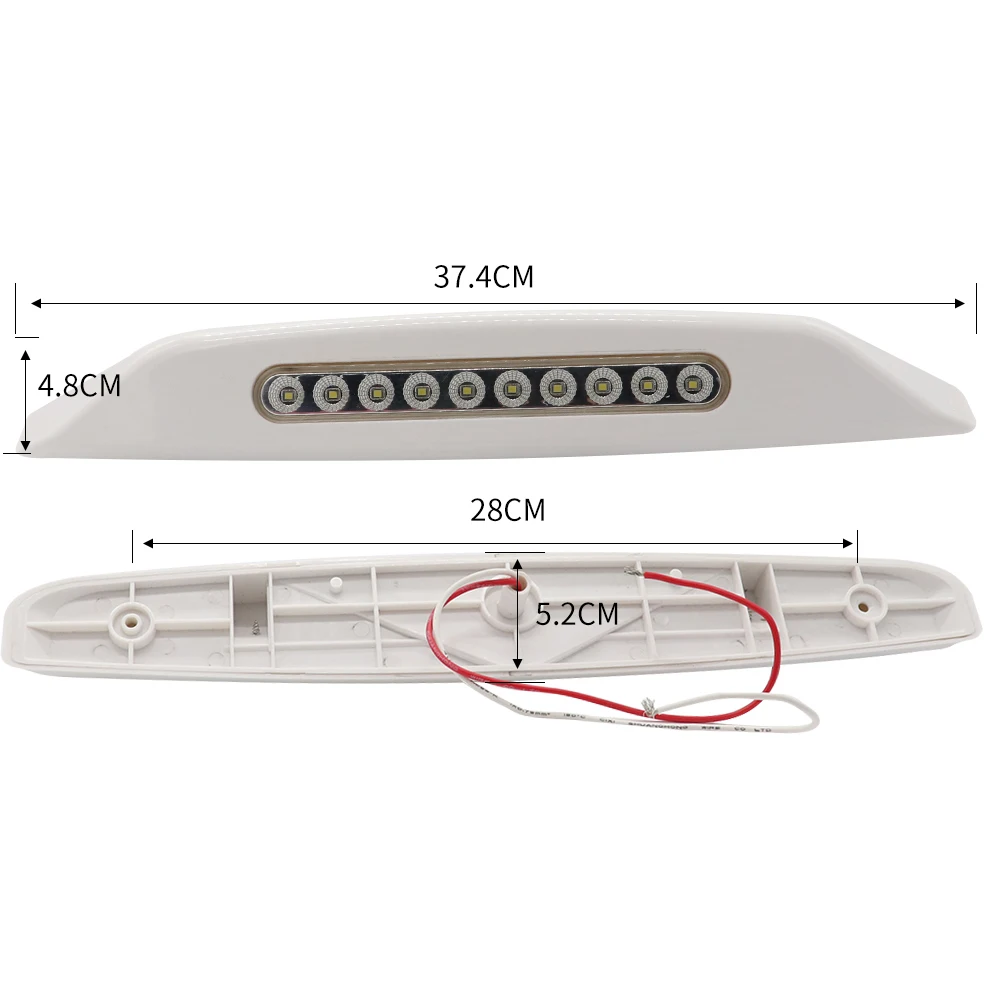 12 В светодиодный тент лампа водонепроницаемый внешние светильники Светильник бар для дома на колесах Caravan RV Van Camper