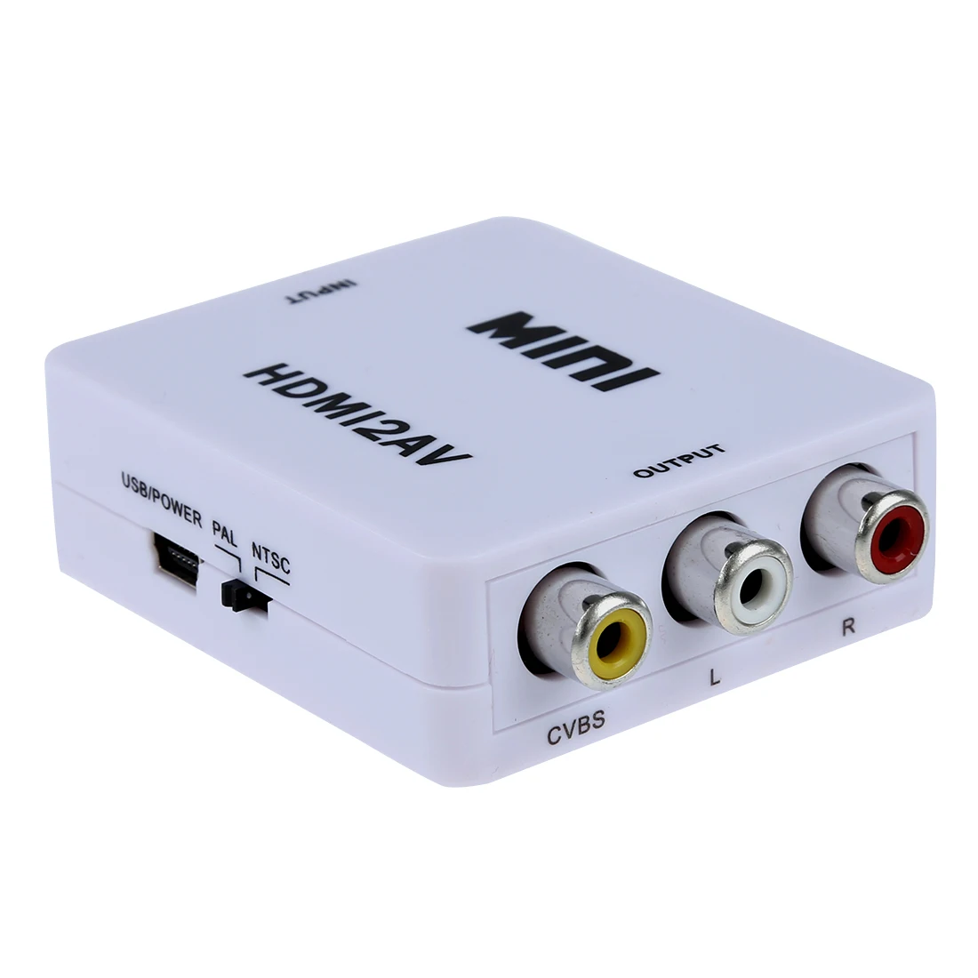 Топ Мини Композитный HDMI к RCA Аудио Видео AV CVBS адаптер конвертер для HDTV|Кабели HDMI| |