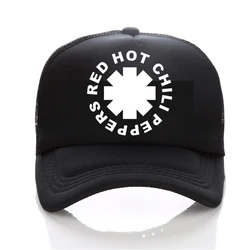 Primavera Moda Hip Hop Punk Red Hot Chili Peppers Banda de Rock para Hombre Sombreros de Visera Primavera Moda Hip Hop Punk Red Hot Chili Peppers Banda de Rock para Hombre Sombreros de Visera