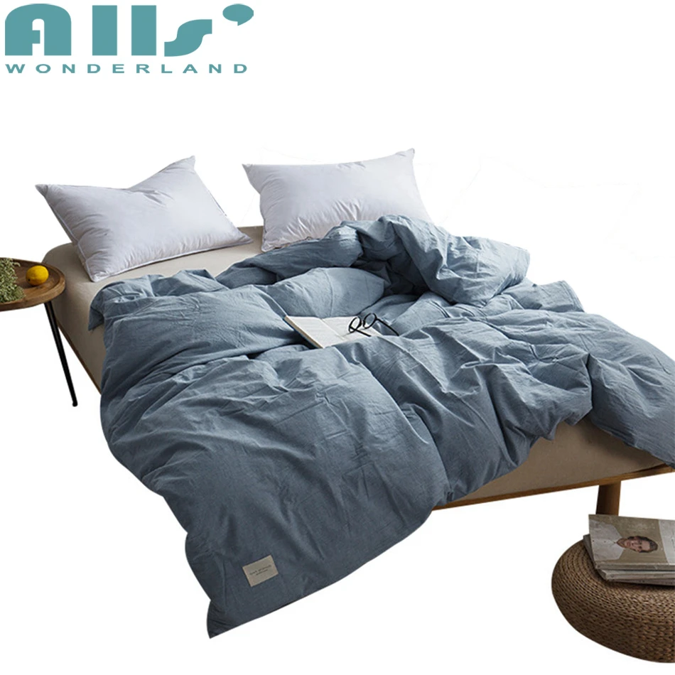 Buy Washed Cotton Duvet Cover Brief Style Quilt Cover