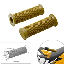 Универсальный 7/" 22 мм алюминиевый сплав металлический резиновый руль для мотоцикла ручки Мотоцикл ATV ручка бар концы Мото Аксессуары