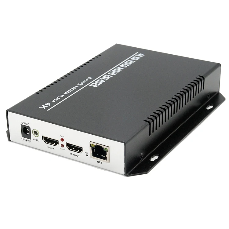 Кодировщик MPEG4 H.264 4K HDMI IP для потоковой передачи видео кодировщик IPTV H264 RTMP потока в