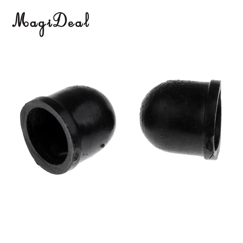 MagiDeal  2 Pieces Skateboard Longboard Truck Replacement Pivot Cups 3.25 - Black - 12*10 mm