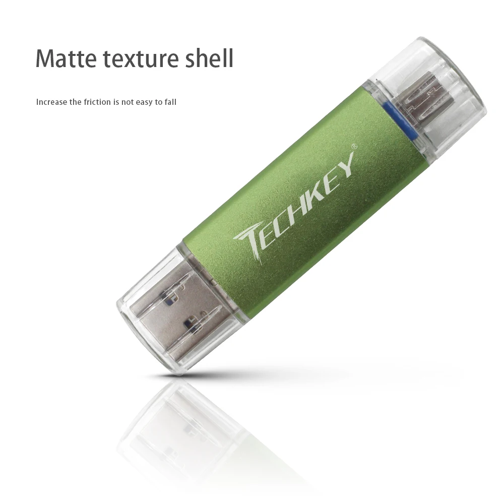 new TECHKEY OTG usb 3.0 32gb usb flash drive 3.0 64gb pen drive 16gb memoria cel usb stick pendrive gift for samsung mobile
