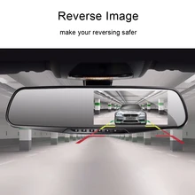 

Car camera dual cameras mirror car video recorder dash cam full hd dash cam mirror car dvr mirror dual lens recorder Usb Type C