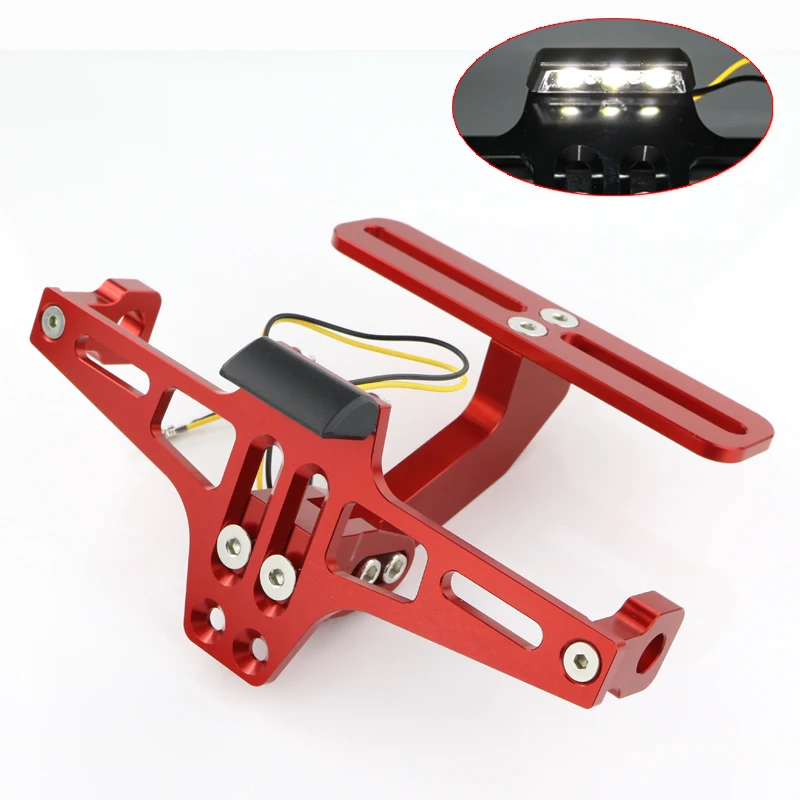 

For DUCATI Hypermotard 796/821 939/1100 Multistrada 1200 Scrambler 800 Rear Tidy Fender Eliminator Kit License Plate Holder