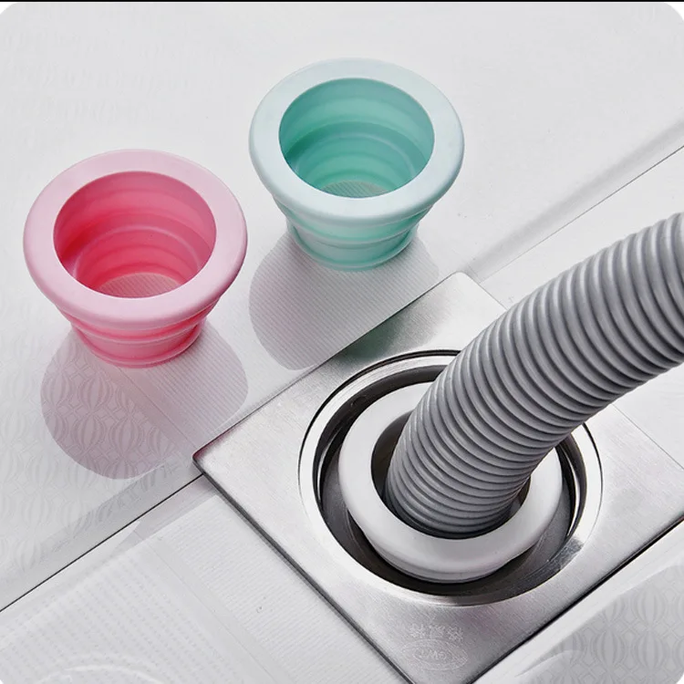 KOMOREBI 1 шт. уплотнитель труб для канализационных труб, силиконовое дезодорирующее кольцо, стиральная машина, ванная комната, канализация