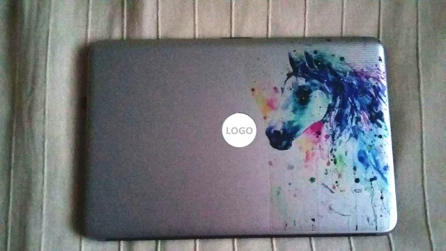 Виниловая наклейка для ноутбука в стиле Фэнтези лошади чернил DIY Macbook Pro Air 11 13 15