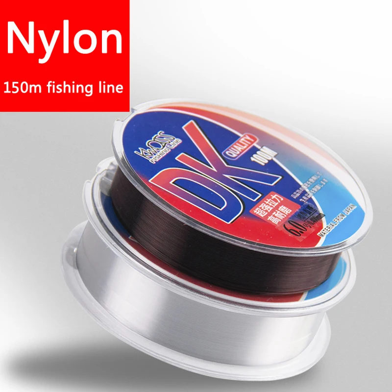 POETRYYI 150M XPS Super Strong Monofilament transparent/brown Nylon Carp Fishing Line Not Fluorocarbon line 30