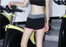 new arrival women mix colors sports running shorts quick-drying shorts breathable shorts Yoga fitness shorts