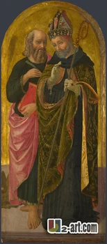 

Canvas Prints (Zanobi Machiavelli ) wholesale fine art painting printing canvas for church Religion-274 (16*36 inch)