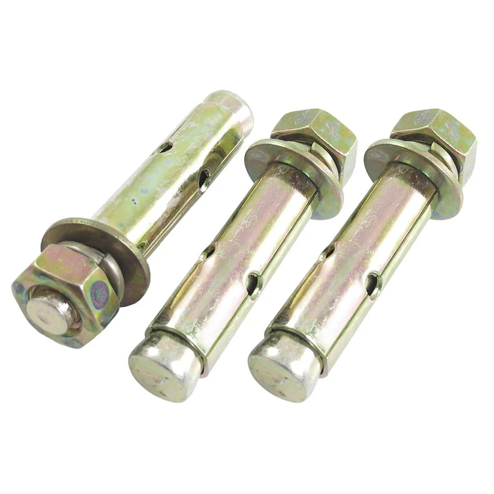 

3 Pcs M12 x 80mm Hex Nut Expansion Anchor Screws Bolts