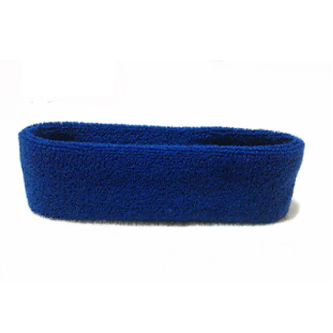 Спорт Йога тренажерный зал стрейч повязка на голову хлопок пот Sweatband для мужчин/женщин - Цвет: Royalblue