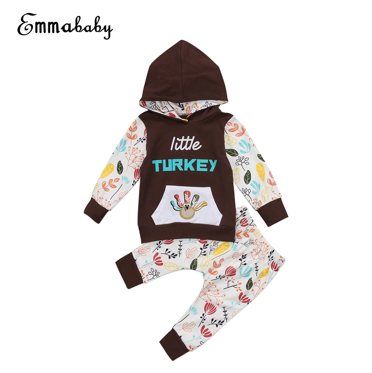 

Thanksgiving Baby Boys Girls Hoodie Cotton Clothes Romper Pants Leggings Clothing Outfits