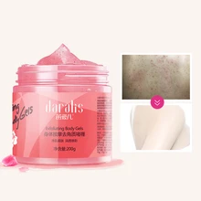 200 г розовый гель-скраб отшелушивающий отбеливающий лосьон для глубокого пилинг крем для удаления мертвой кожи увлажняющие наборы туалетных принадлежностей для тела