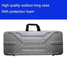 Высококачественный чехол для инструментов, длинный Чехол для пистолета, специальный багажный ящик, пластиковый ящик для инструментов, защитный чехол для костюма с поролоновой подкладкой
