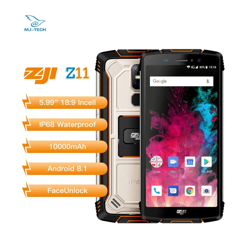 Global HOMTOM ZOJI Z11 смартфон 10000 мАч IP68 Водонепроницаемый 4 Гб 64 Восьмиядерный | Смартфоны -33061495250