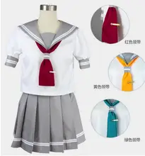 Niza Cosplay CostumesLoveLive! el sol!! Aqours Takami Chika Marinero Uniforme Escolar