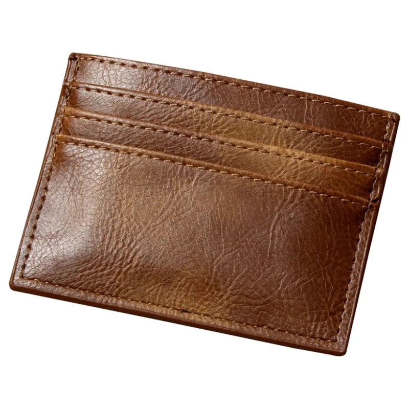 

Hot Sale Multifunction Fashion Unisex Women Men PU Leather Purse Clutch Wallet Simple Card Holder Bag ID Credit Card Coin Holder