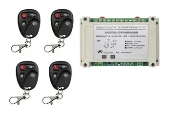 

AC220V 250V 380V 30A 4CH RF Wireless Remote Control Relay Switch light /lamp/ window/Garage Doors
