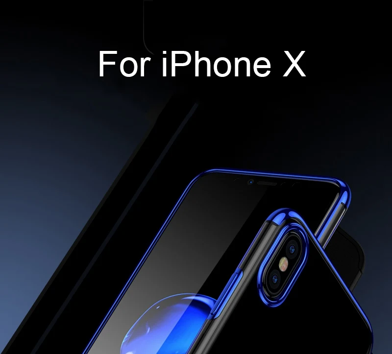 Tomkas Ultra Thin Soft TPU Case For iPhone X 8 7 Plus Case Clear Silicone Transparent Full Cover For iPhone 6 S 6S Plus Cases (1)