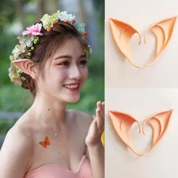 

Halloween Props Mysterious Elf Ears fairy Cosplay Accessories Latex Halloween Party Masks Cos Mask