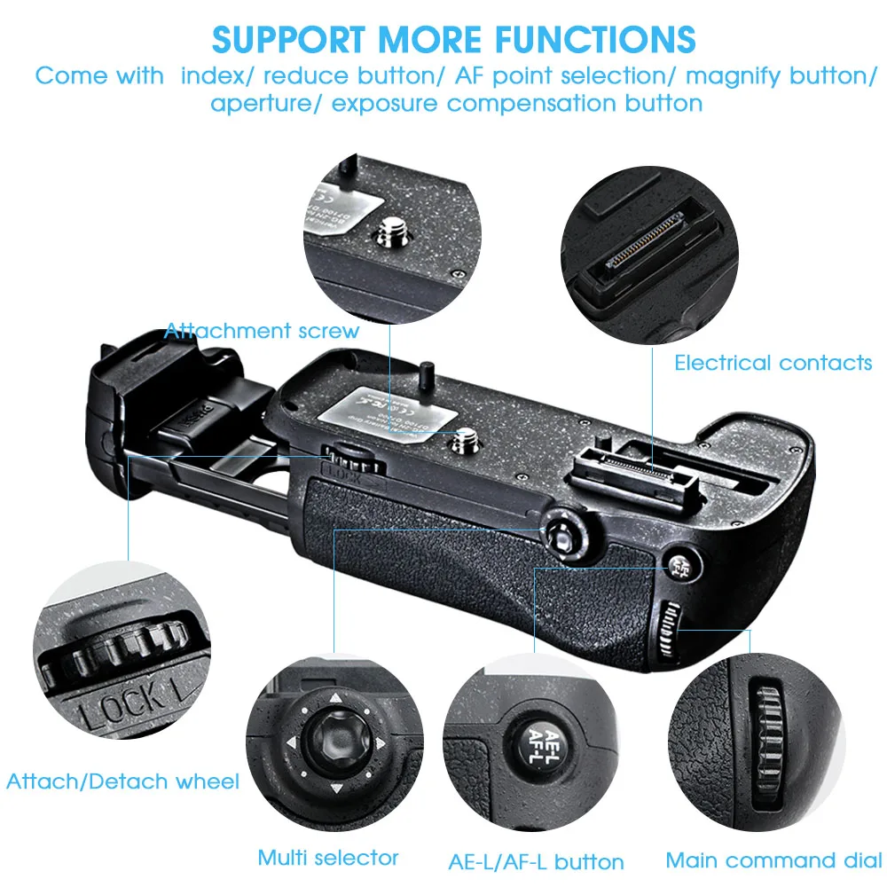 Профессиональный Аккумулятор Travor для Nikon D7100 D7200 DSLR Camera as MBD15 MB D15|battery grip|battery grip for