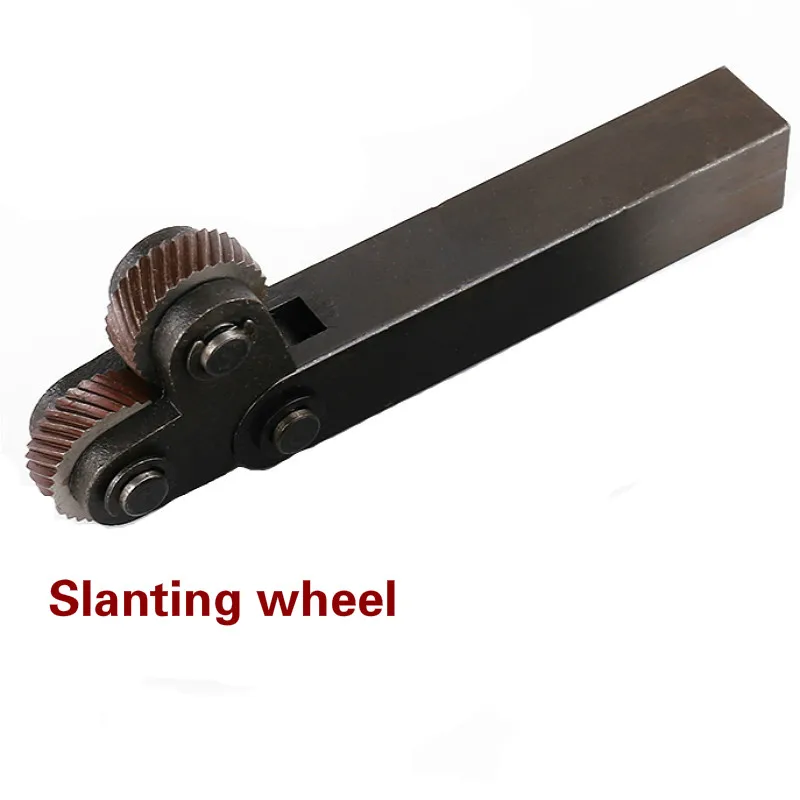 7pcs Steel Dual Wheel Knurling Tool Set with Diagonal Linear Knurl Wheel 1.2/2.5/3.0mm Pitch Linear Pitch Knurl Set Lathe Cutter