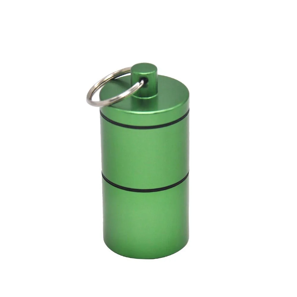 HORNET Stash Jar-герметичный, устойчивый к запаху алюминиевый контейнер для специй с 2 слоями, чехол для табака "вы можете собрать его самостоятельно" - Цвет: Зеленый
