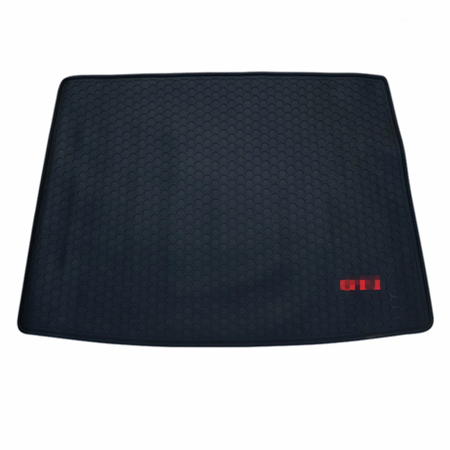 

For Volkswagen GTI6 Dedicated Car Cargo Rear Trunk Mat Boot Liner Tray Rubber Texture All Weather Waterproof