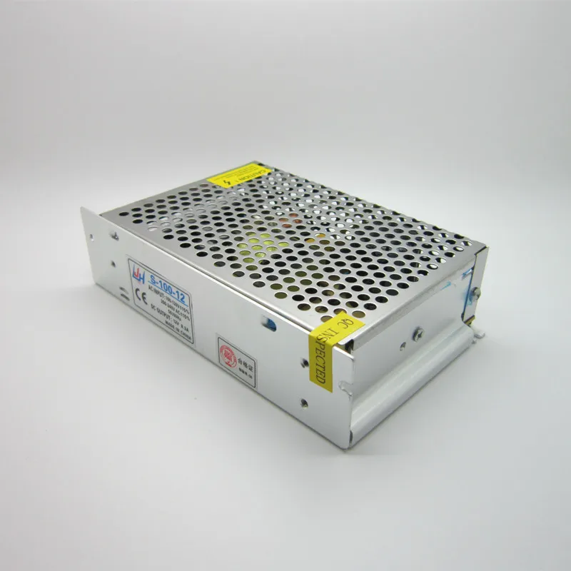 

1PC 12V 8.3A 100W AC 110V-220V for Transformer,High quality12V8.5A for LED driver, LED strip power adapter,Free shipping