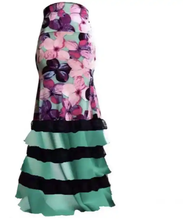 saia para dança espanhola