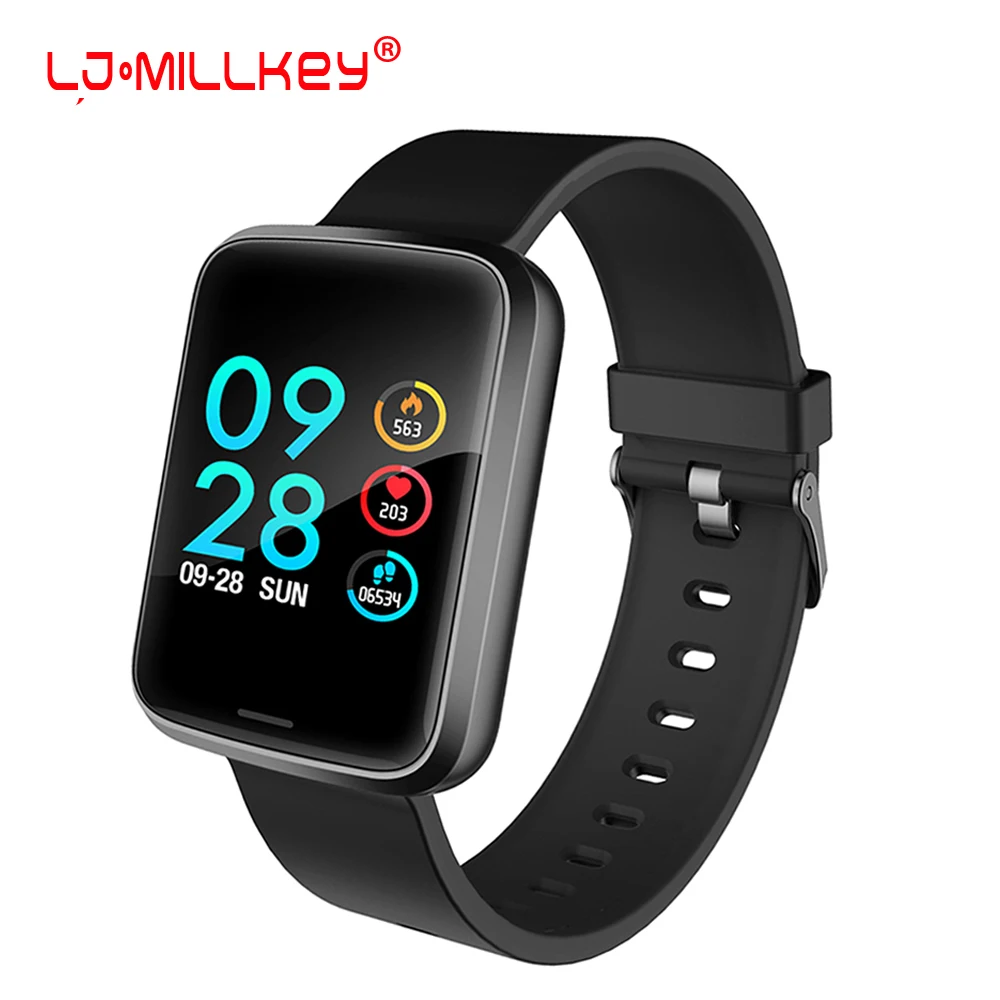 

Smart Bracelet Watches health detector smart bracelet 1.3 inch large screen color waterproof BT sports smart watch men