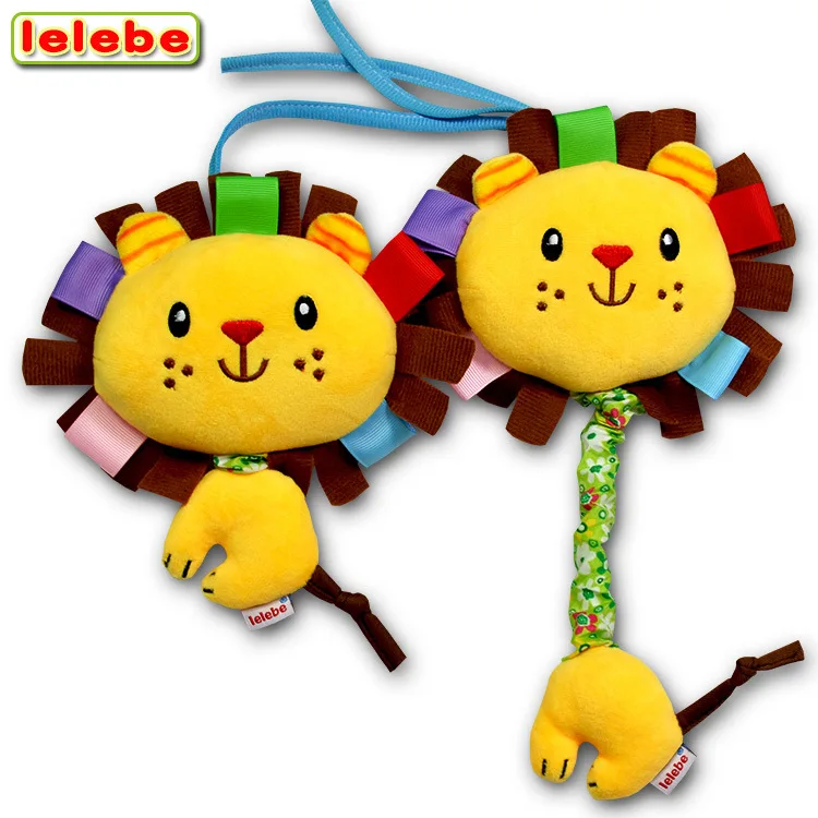 Hot Soft Animals Style Activity Baby Bed Pram Hanging Musical Toys Rattle Baby Stroller Toy Infant 2