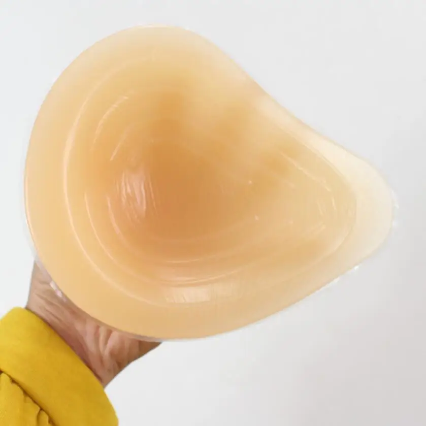 

Silicone Breast Protheses Special Concave Bottom 3PCs/Set Spiral Breathable Fake Breast Protective Cover Cotton Chest Pad D40