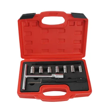 

10pcs Auto Repair Tools of Diesel Injector Seat Cutter Set Cleanner
