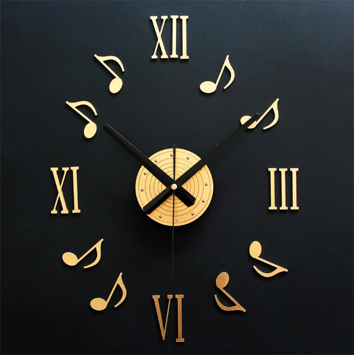 Включи музыкальные часы. Музыкальные часы. Часы для музыканта настенные. Самоклеющиеся часы на стену. Часы с нотами настенные.