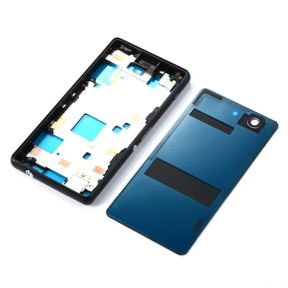 Оригинальный Корпус ЖК дисплея для Sony Xperia Z3 Compact mini D5803 D5833 средняя рамка Задняя