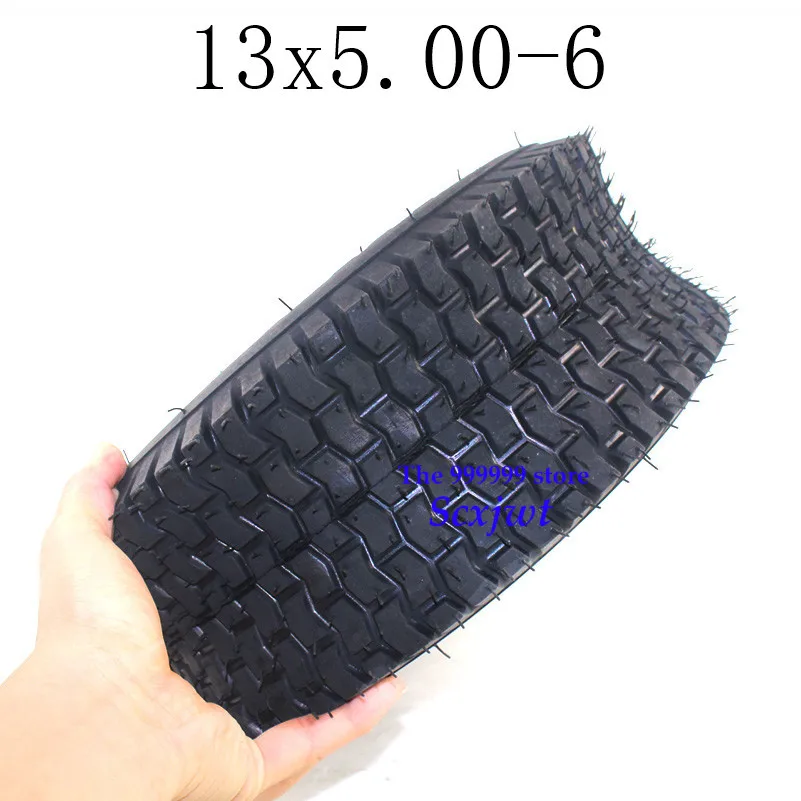 Новинка 13x5. 00-6 дюймов бескамерная шина для квадроцикла квадроцикл Gokart скутер мини-багги косилка снегоочиститель мотоциклов Часть