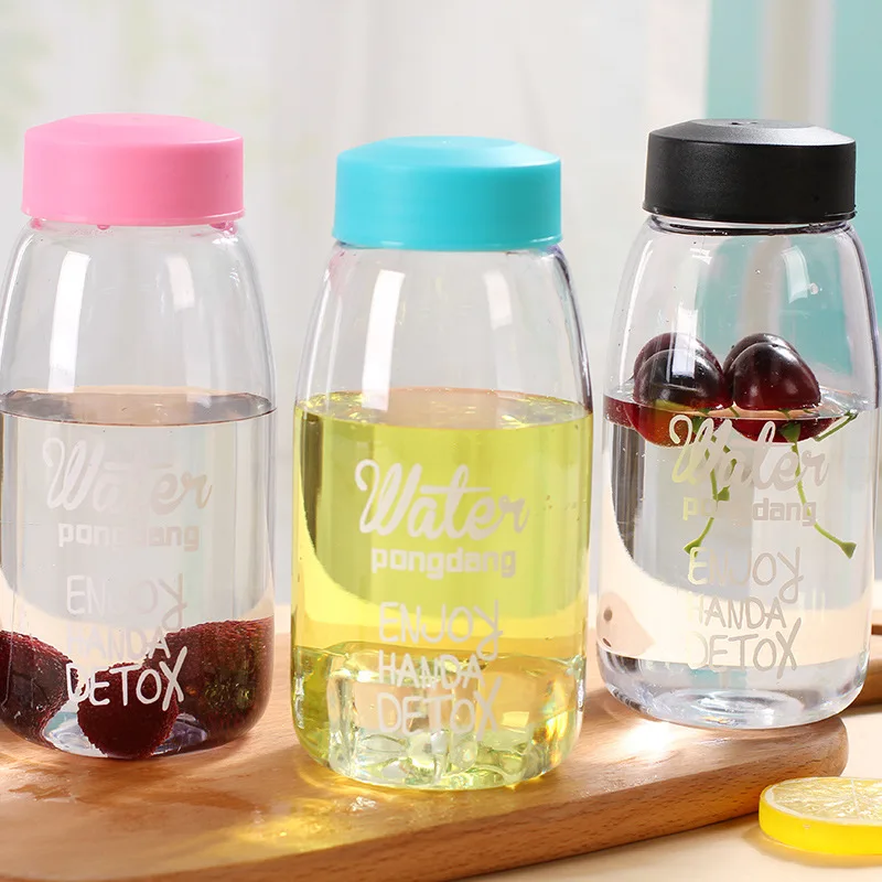 

Large Capacity 500 Ml Plastic Water Bottle Children Student Sports Bottle Creative Juice Bottle Water Bottle