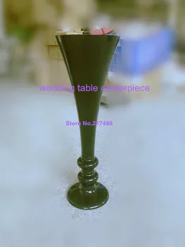 

Luxury wedding pillars column wedding stage walkway stand crystal iron pillar for weddings decor