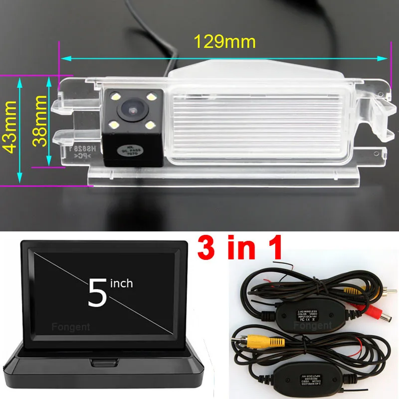 

For Renault Dacia Duster Sandero 2013 Vehicle Reverse Back Vision Parking Rear View Wireless Camera Monitors Auto Video Player